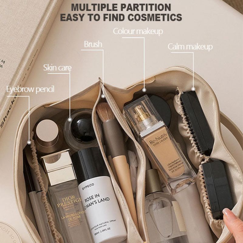 Reise-Kosmetiktasche, große Kapazität, multifunktionale Reise-Kosmetiktasche für Damen, Toilettenartikel-Organizer, Aufbewahrung für Damen, Make-up-Werkzeug