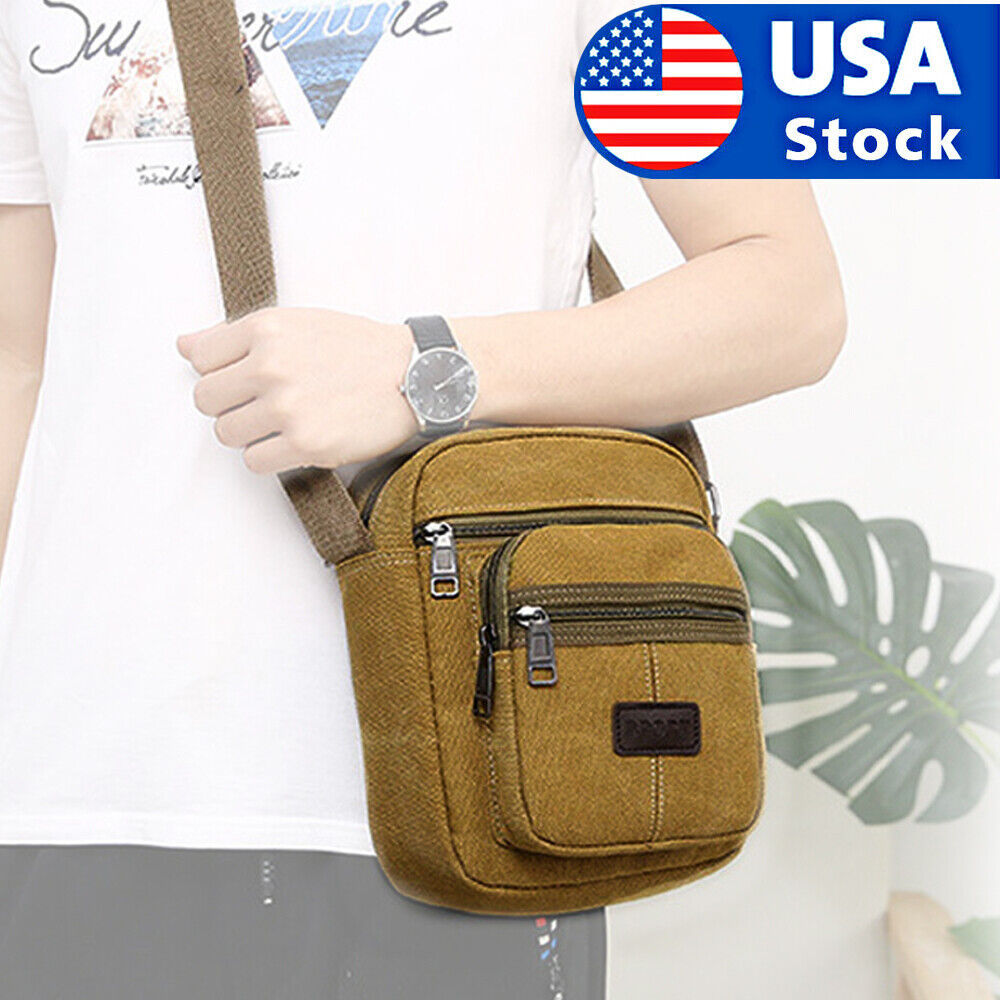 Umhängetasche Canvas Taschen Casual Schultertasche Handtasche Beutel Messenger Unisex