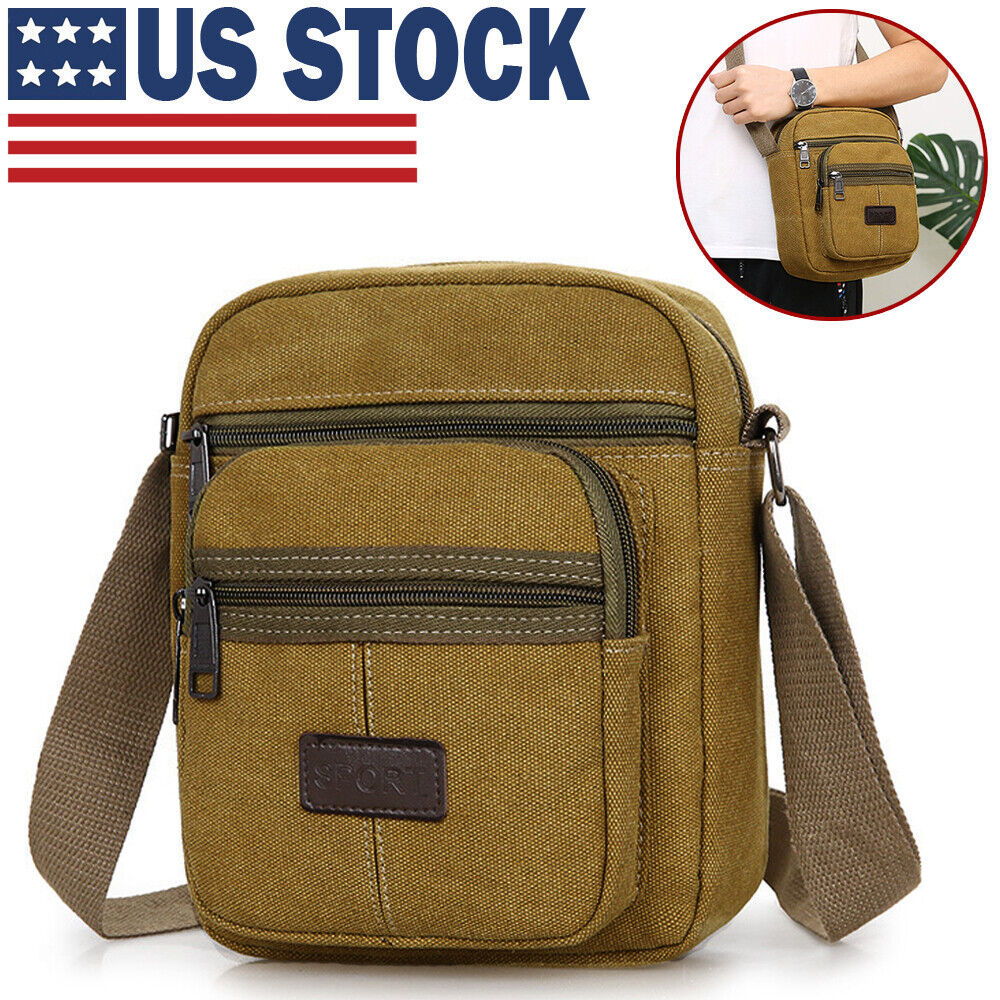 Umhängetasche Canvas Taschen Casual Schultertasche Handtasche Beutel Messenger Unisex