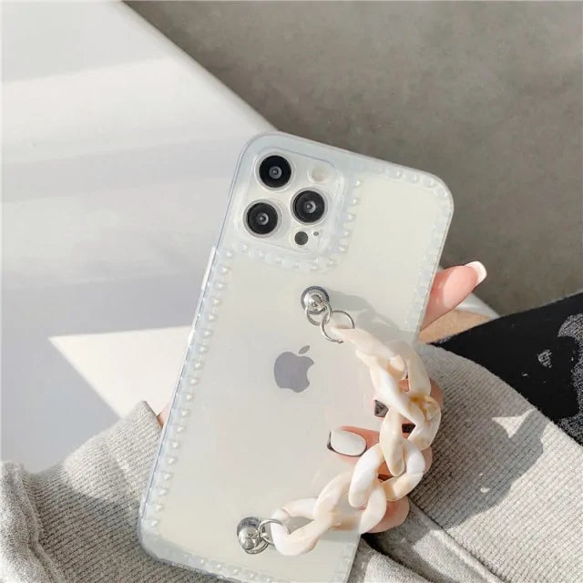 Transparent Bracelet Chain Phone Case for iPhone