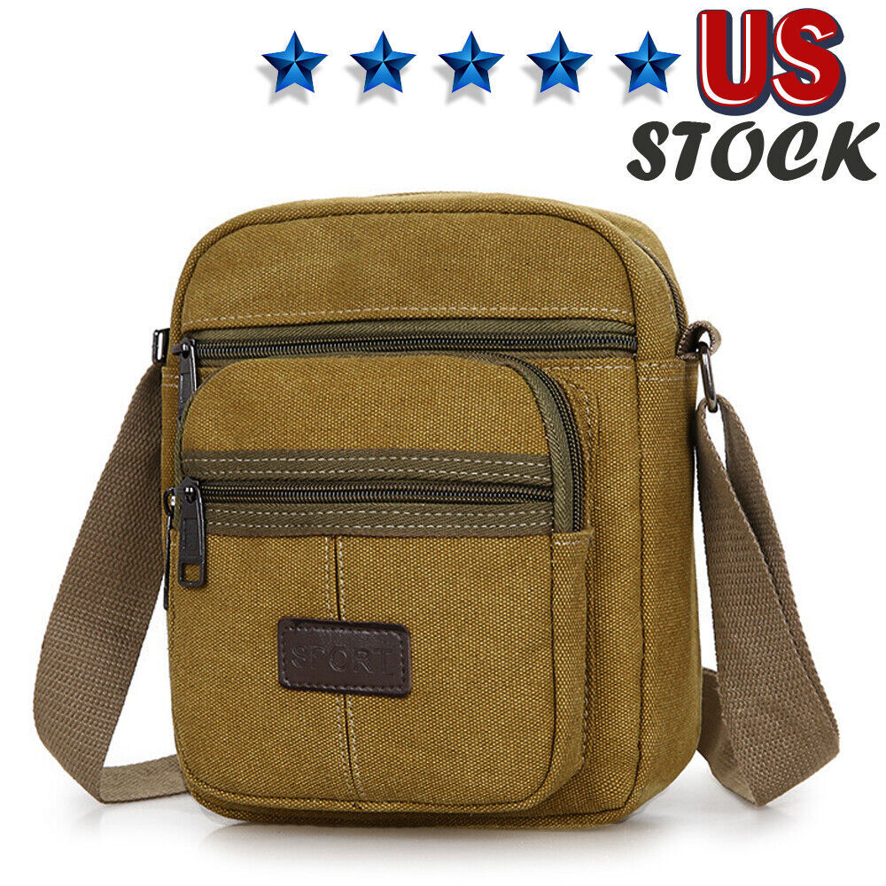 Umhängetasche Canvas Taschen Casual Schultertasche Handtasche Beutel Messenger Unisex