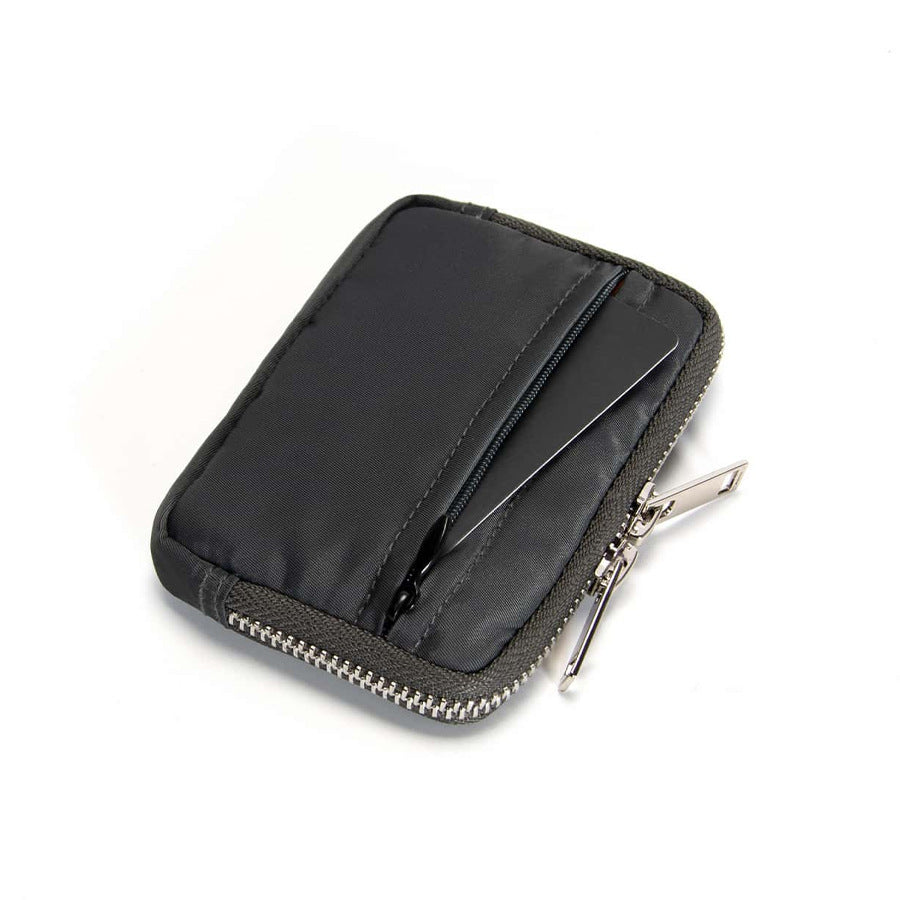 Women's Simple And Compact Multi-function Hand-held RFID Anti-theft Swiping Wallet