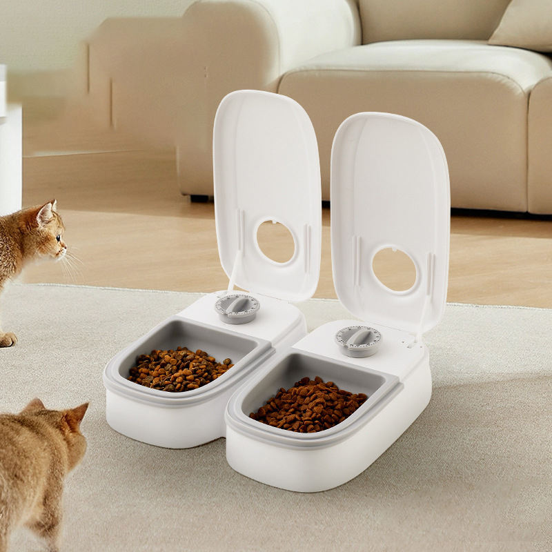 Detachable And Easy-to-clean Automatic Cat Feeder With Timed And Quantitative Feeding