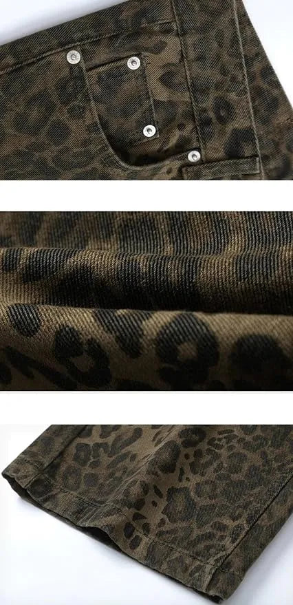 August  Leopard Jeans