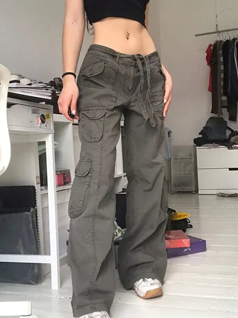 Leg High Waist Baggy Jeans