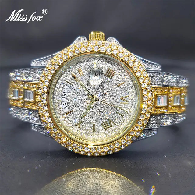 Trendy Diamant Uhr