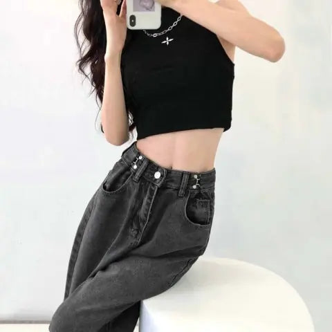 High Waisted Jeans For Woman