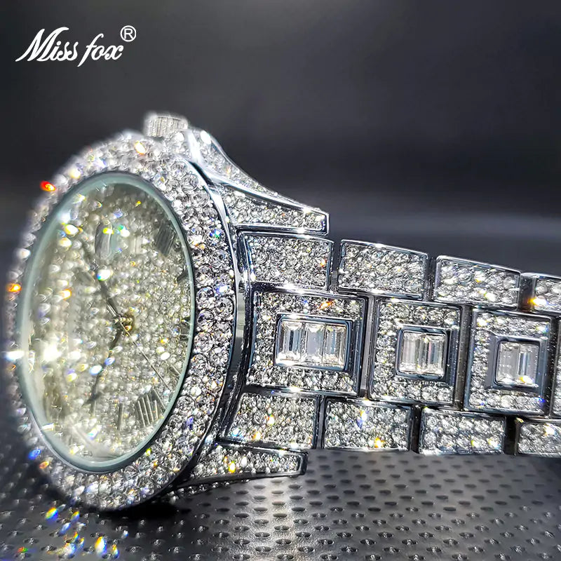 Trendy Diamant Uhr