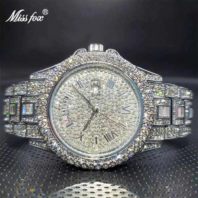 Trendy Diamant Uhr