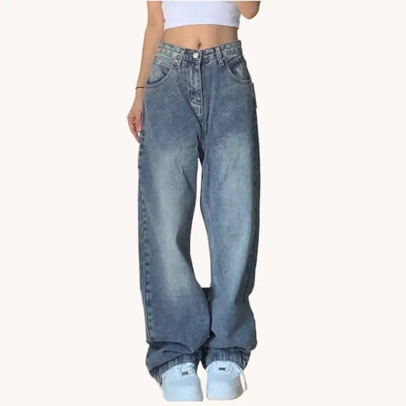 90's Baggy Straight Jeans