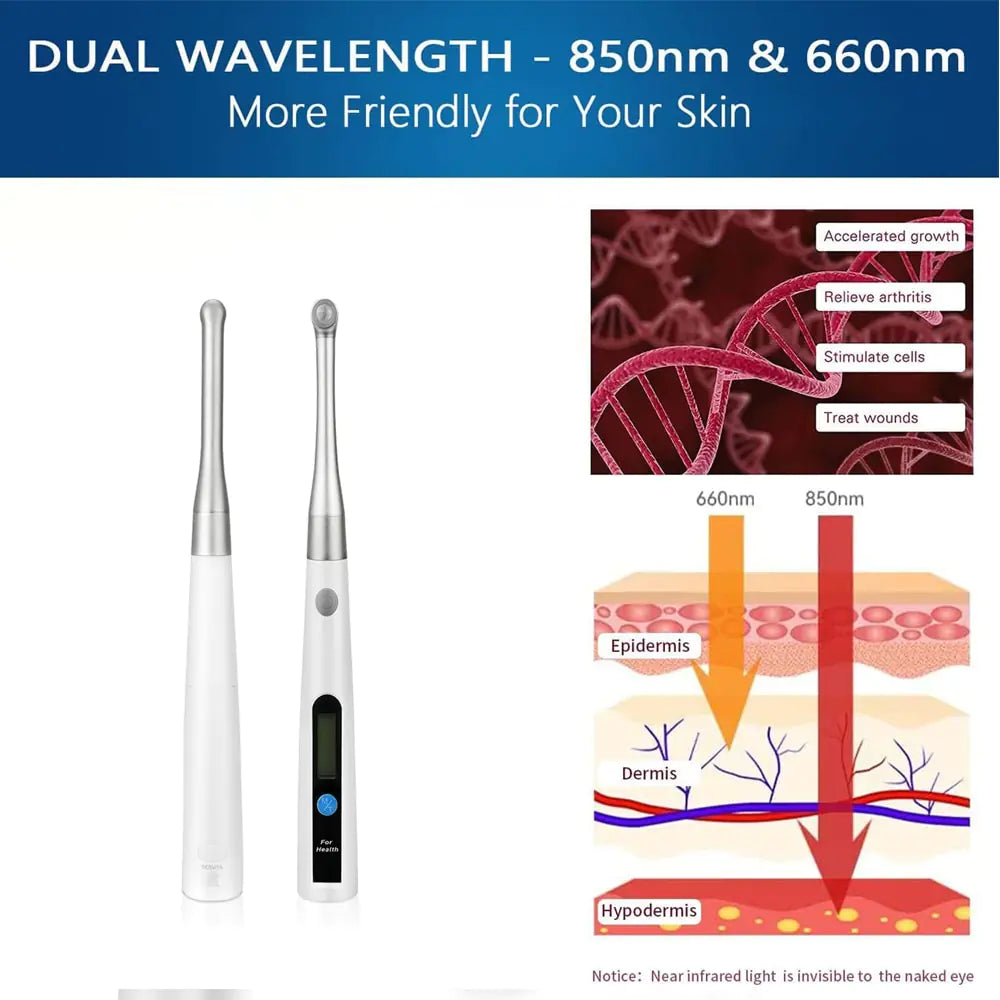 Red Light Therapy Wand Device