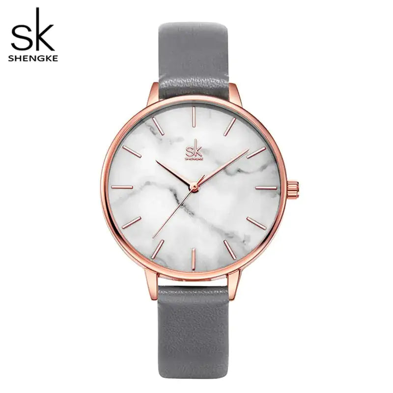 Shengke Modische Armbanduhr für Damen