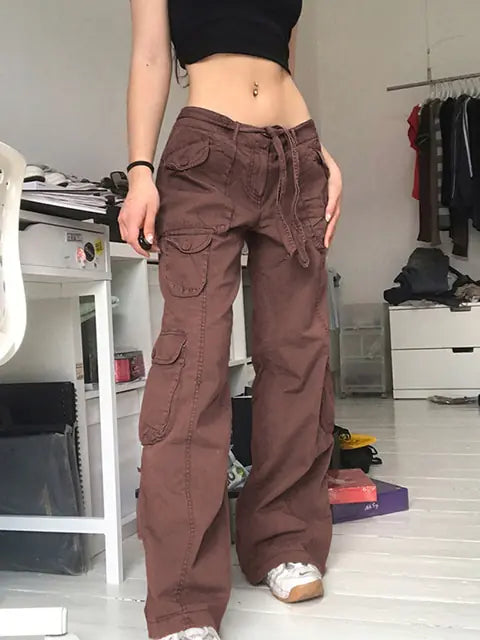 Leg High Waist Baggy Jeans